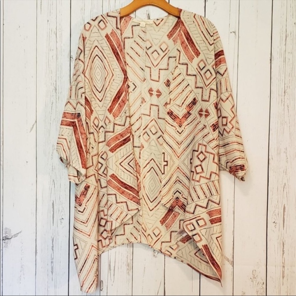 2/$20 Nordstrom Aztec Tribal Boho Kimono